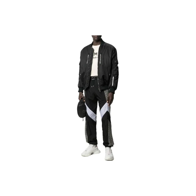 BALMAIN Multicuts Monogram Track Pants-1