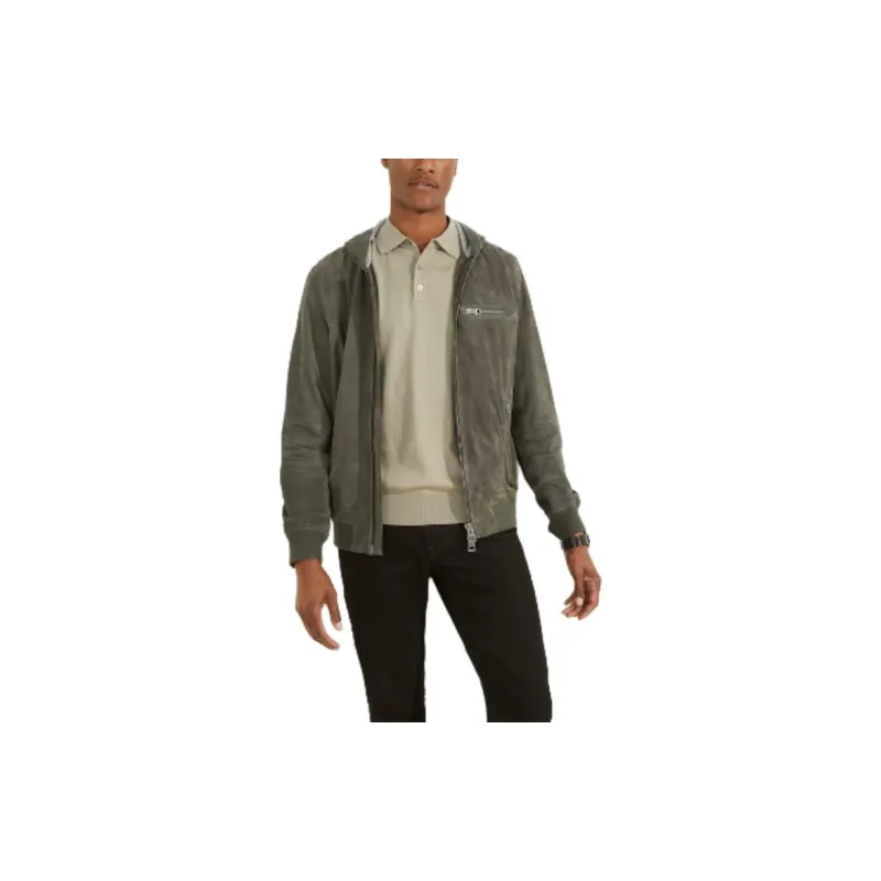 GUESS Jackets Coats Men's Green-3