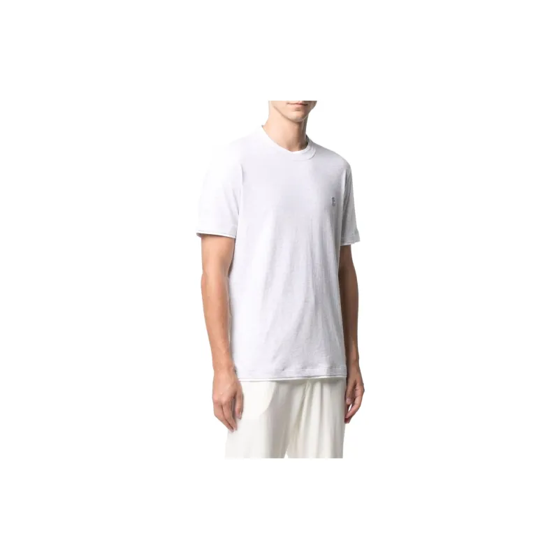 Brunello Cucinelli T Shirts Men White-1