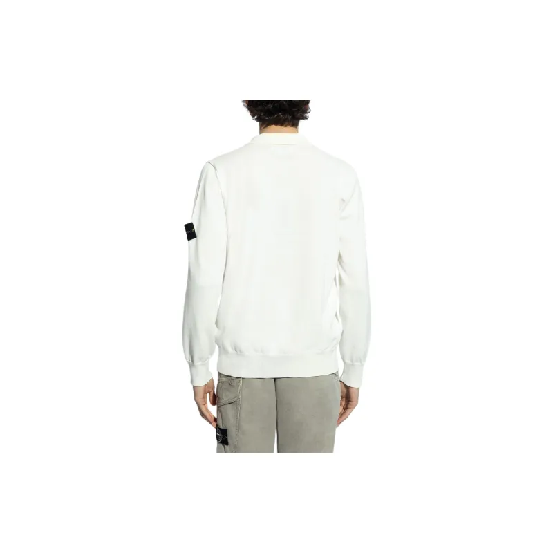 STONE ISLAND Polo Shirt Men's Cream-3