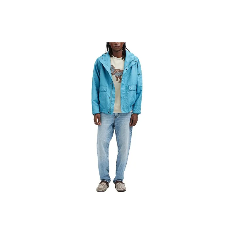 COACH SS23 Jackets Coats Men's Light Blue-1
