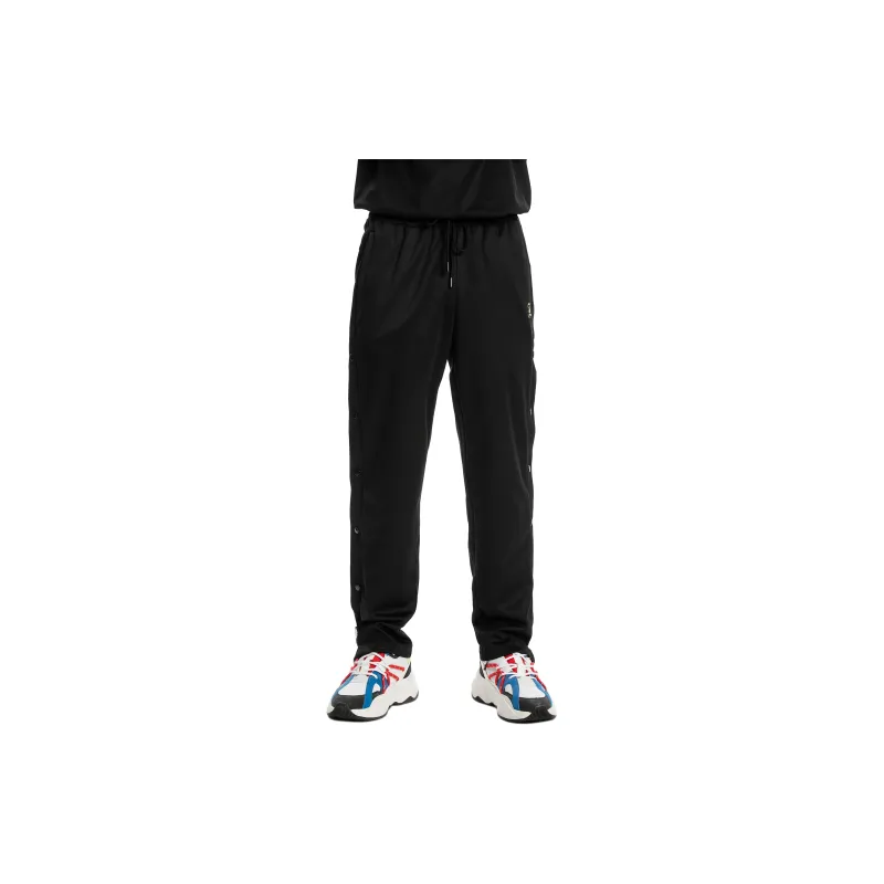 LIUREGALI Knitted Sweatpants Men's Black-2