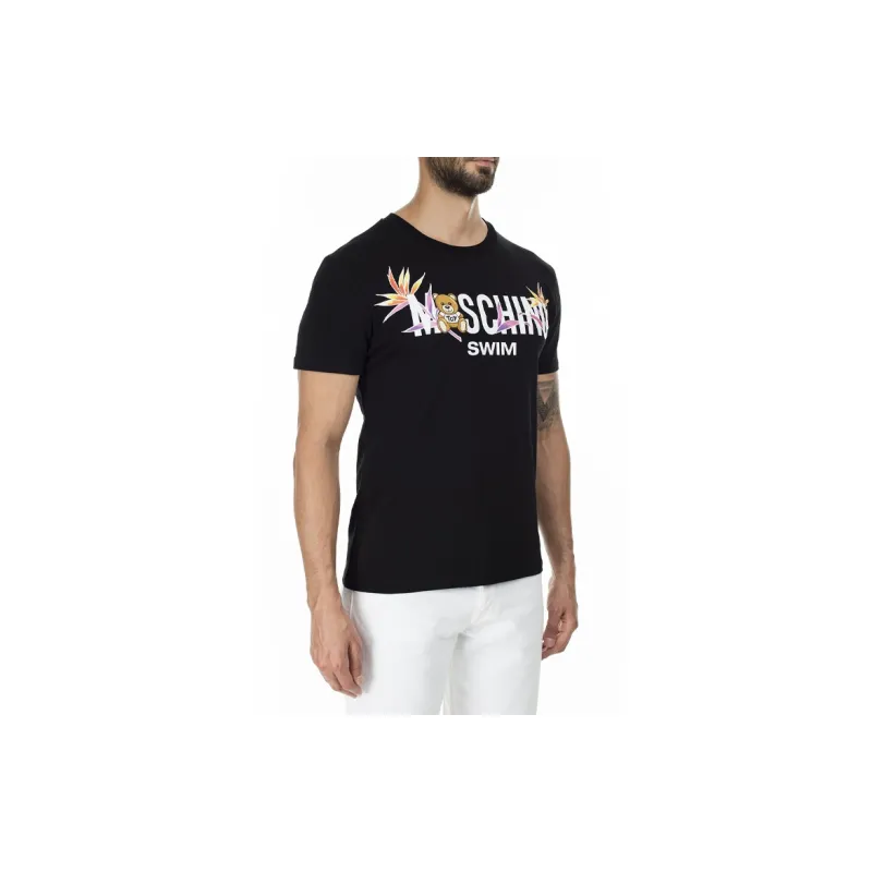 MOSCHINO T Shirts Men Black-5