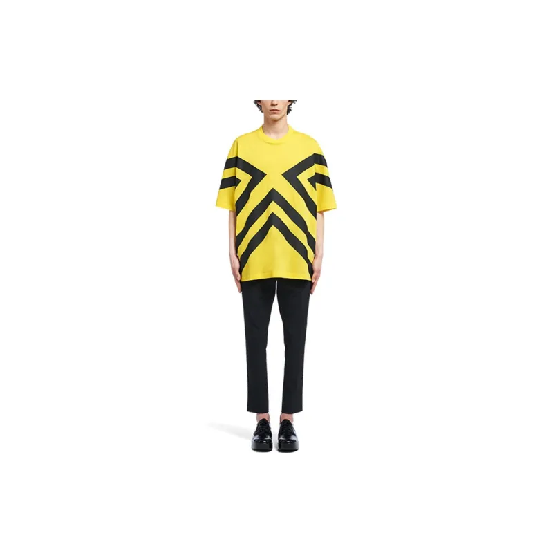 PRADA T-Shirts Men Yellow-1