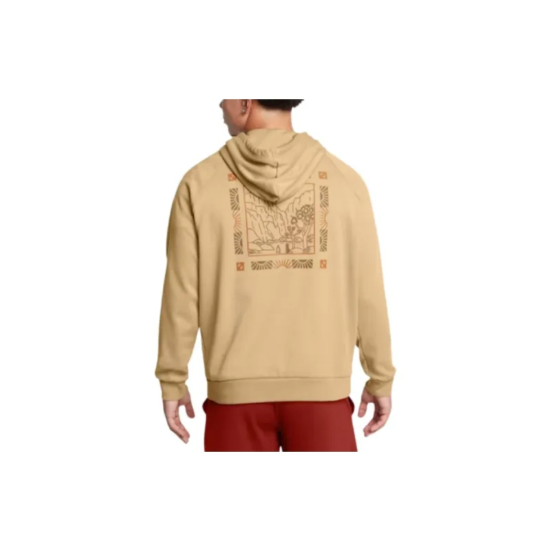 Under Armour Rival Fleece Sweatshirt Men's Camel-3