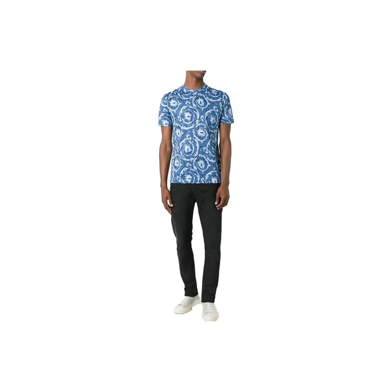 VERSACE T Shirts Men Blue-1