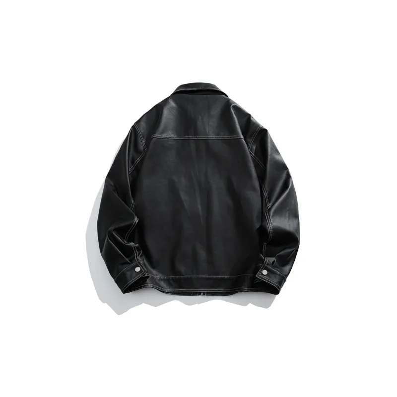 KRISTALIA Leather Jacket Unisex-3