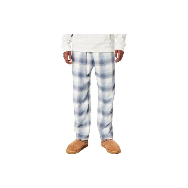 Hollister Casual Pants Men's Slate Gray Check-1