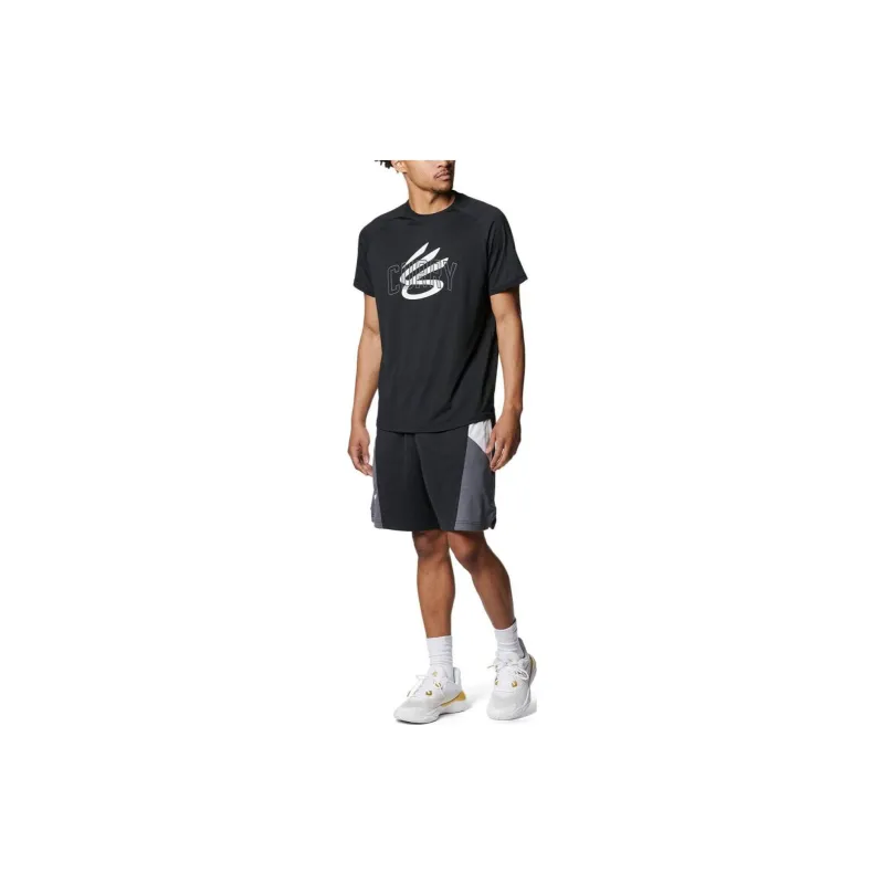 Under Armour Raglan Sleeve T Shirt Men's Black-2