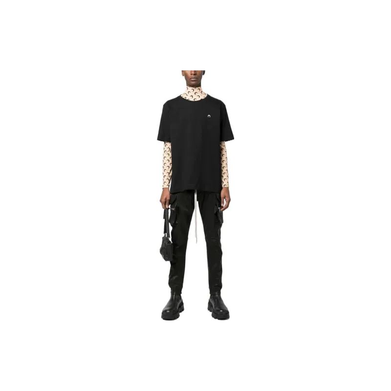 Marine Serre T Shirts Men Black-3