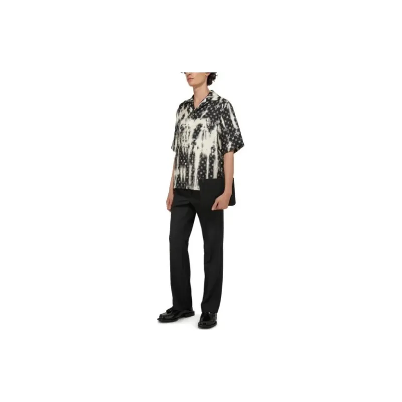 AMIRI Bleached Ma Paisley Bowling Shirt-1