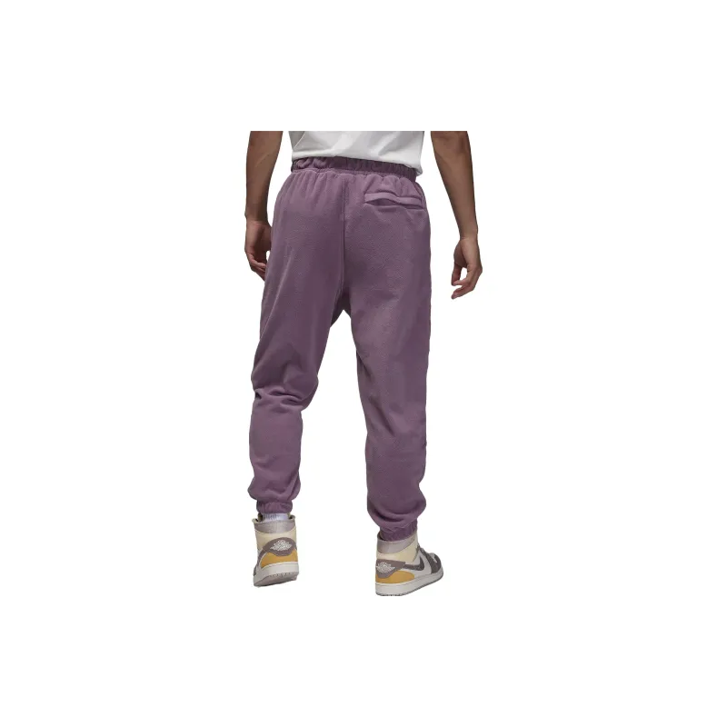 Jordan Flight Fleece Knitted Sweatpants Men's Fuchsia-2