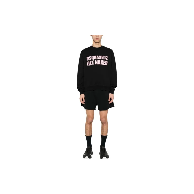 DSQUARED 2 Logo Rubberised Elasticated Waistband Shorts-1