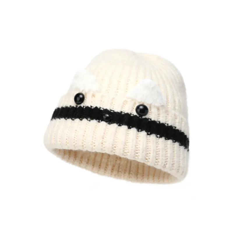 FREE RABBITⅡ Japanese Style Cartoon Beanie Unisex-5