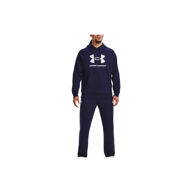 Under Armour Rival Fleece Sweatshirts Men Navy Blue-3