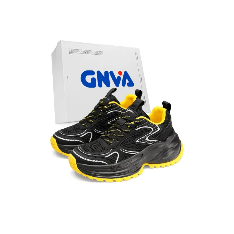GNVA Wear-Resistant Low-Top Chunky Sneakers Unisex Box Included-10