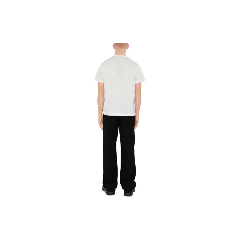 Burberry EKD embroidered Cotton T shirt-6