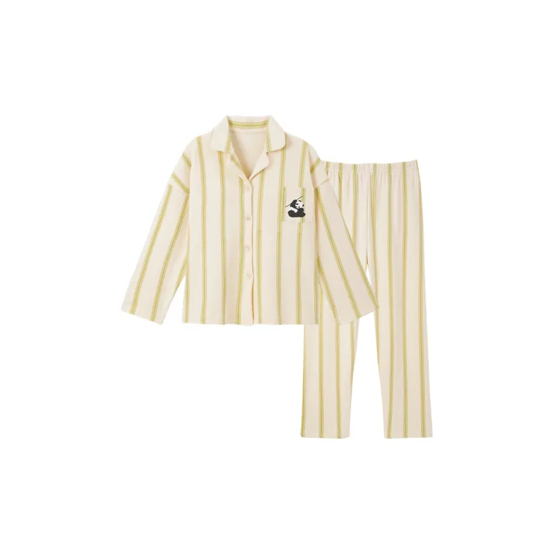 OUSHIBO Pajama Set Women's Apricot-0