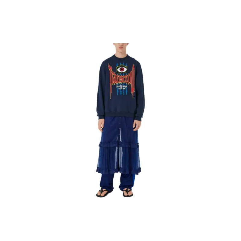 Burberry Graphic Printed Crewneck Sweatshirt-1