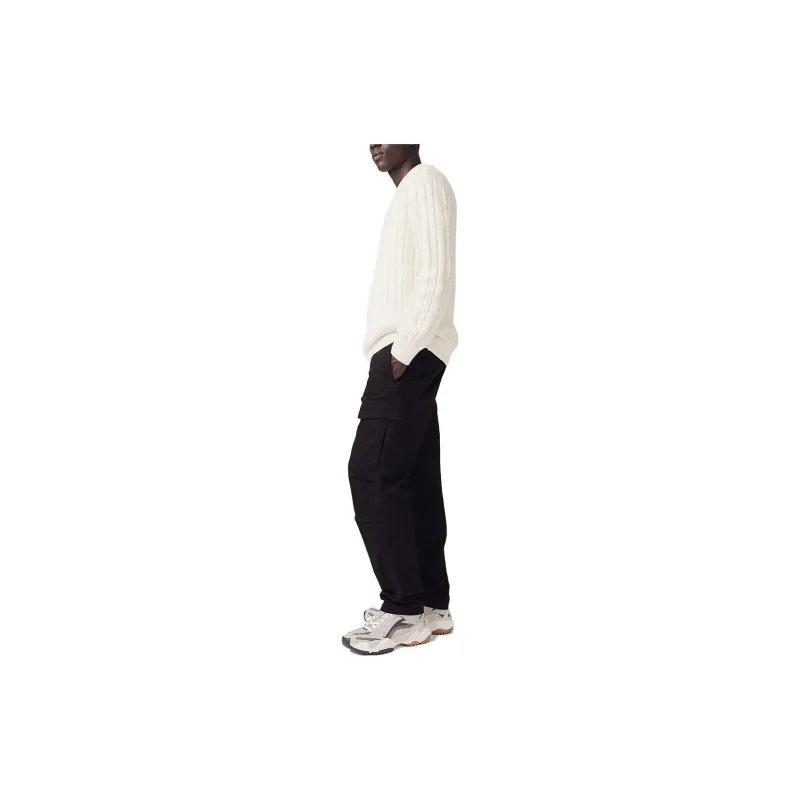 H&M Cargo Pants Men Black-3