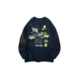 Navy Blue Long-Sleeved T-Shirt