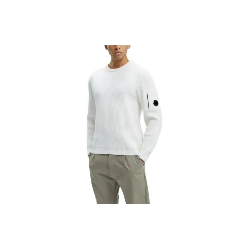 C.P.Company Logo patch Ribbed Jumper-2
