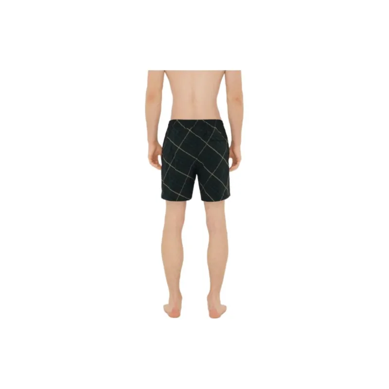 Burberry Check print Drawstring Swim Shorts-3