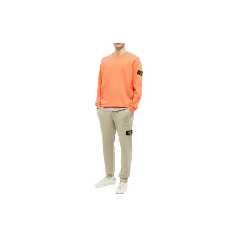 STONE ISLAND Sweatshirts Men Orange-2