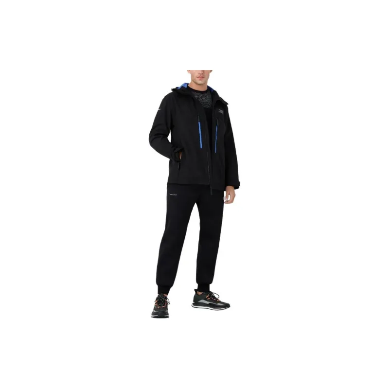 EMPORIO ARMANI EA7 SS24 Sports Pants Men's Black-2