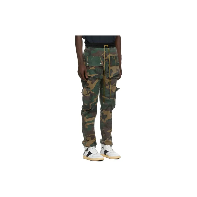 RHUDE Cargo Pants Men Green-2
