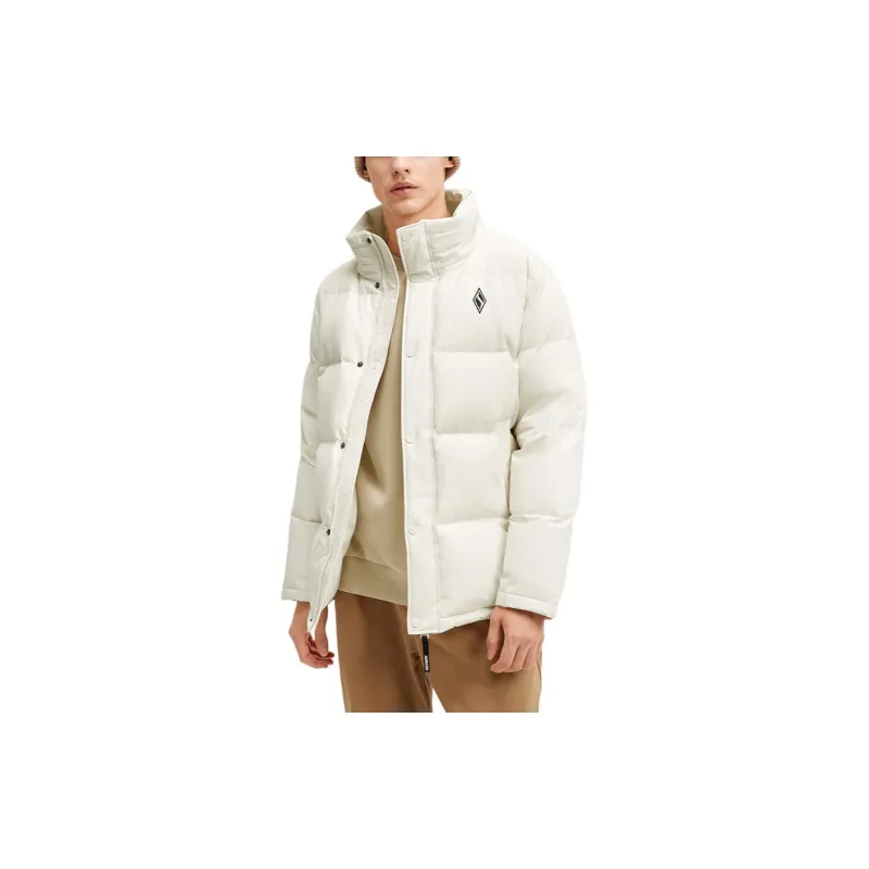 Skechers Yazhuan Series Down Jacket Men's Ecru-3