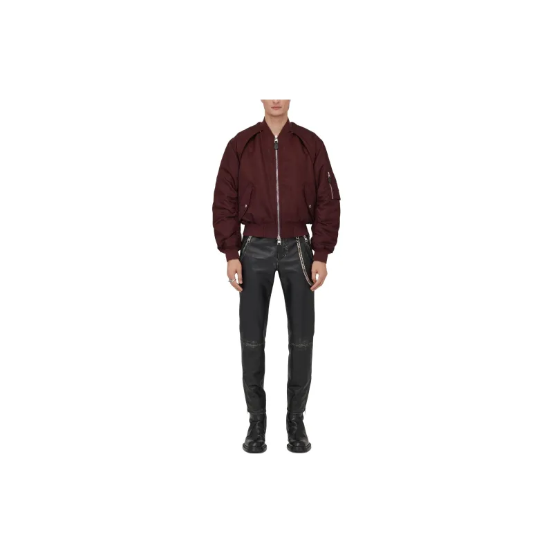 Alexander McQueen Detachable sleeve Bomber Jacket-1