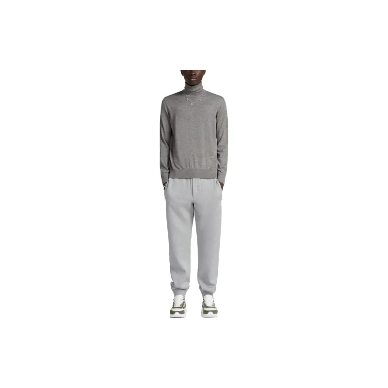 DIOR FW23 Cd Icon Turtleneck Sweater Sweatshirt Unisex Gray-2