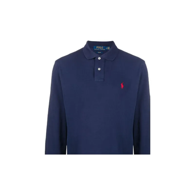 Polo Ralph Lauren Pony Embroidered Long Sleeved Polo Shirt-4