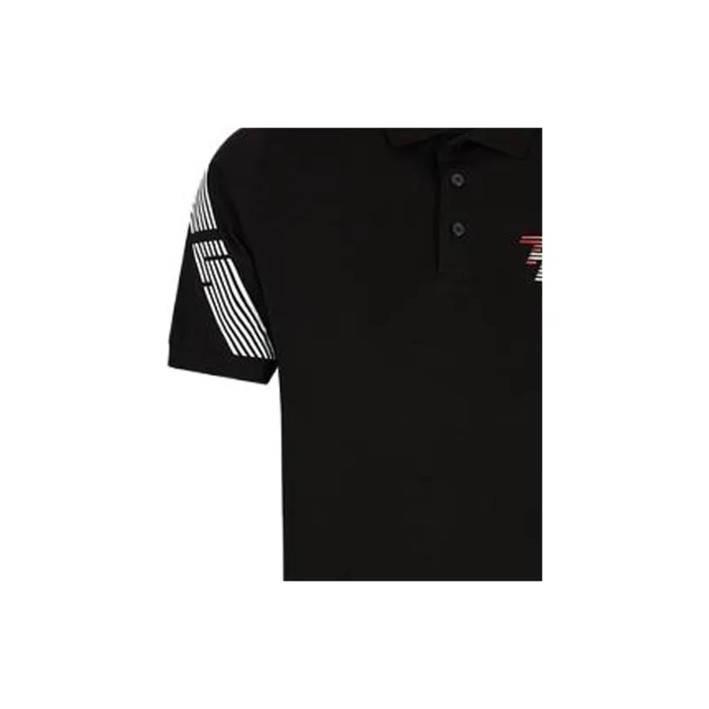 EMPORIO ARMANI EA7 SS23 Polo Shirt Men's Black-4