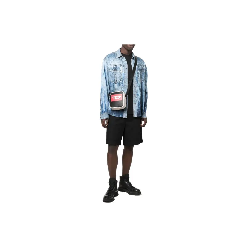 DIESEL Shirts Unisex Blue-1