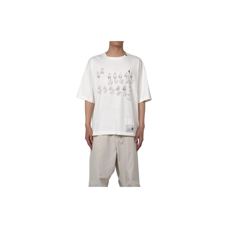 Maison Mihara Yasuhiro Ducks Printed Crewneck T Shirt-3