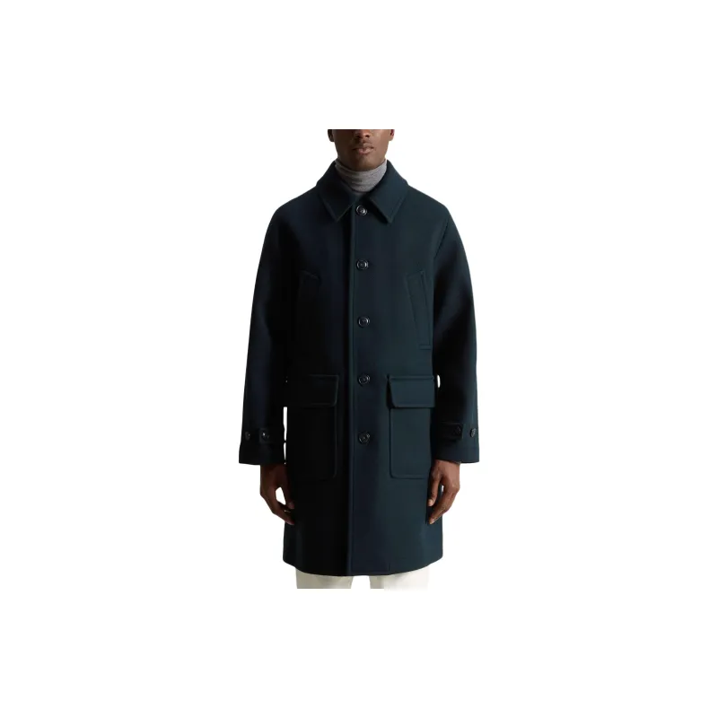 WOOLRICH Melton Coat-2