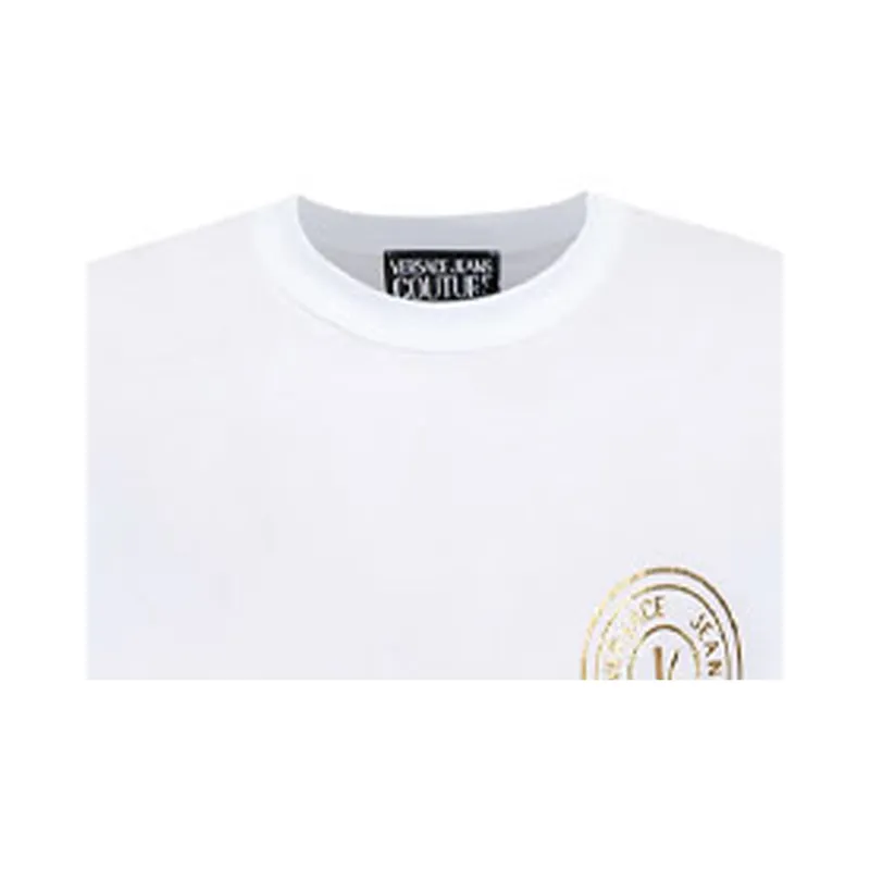 VERSACE JEANS COUTURE T-Shirts Men White-4