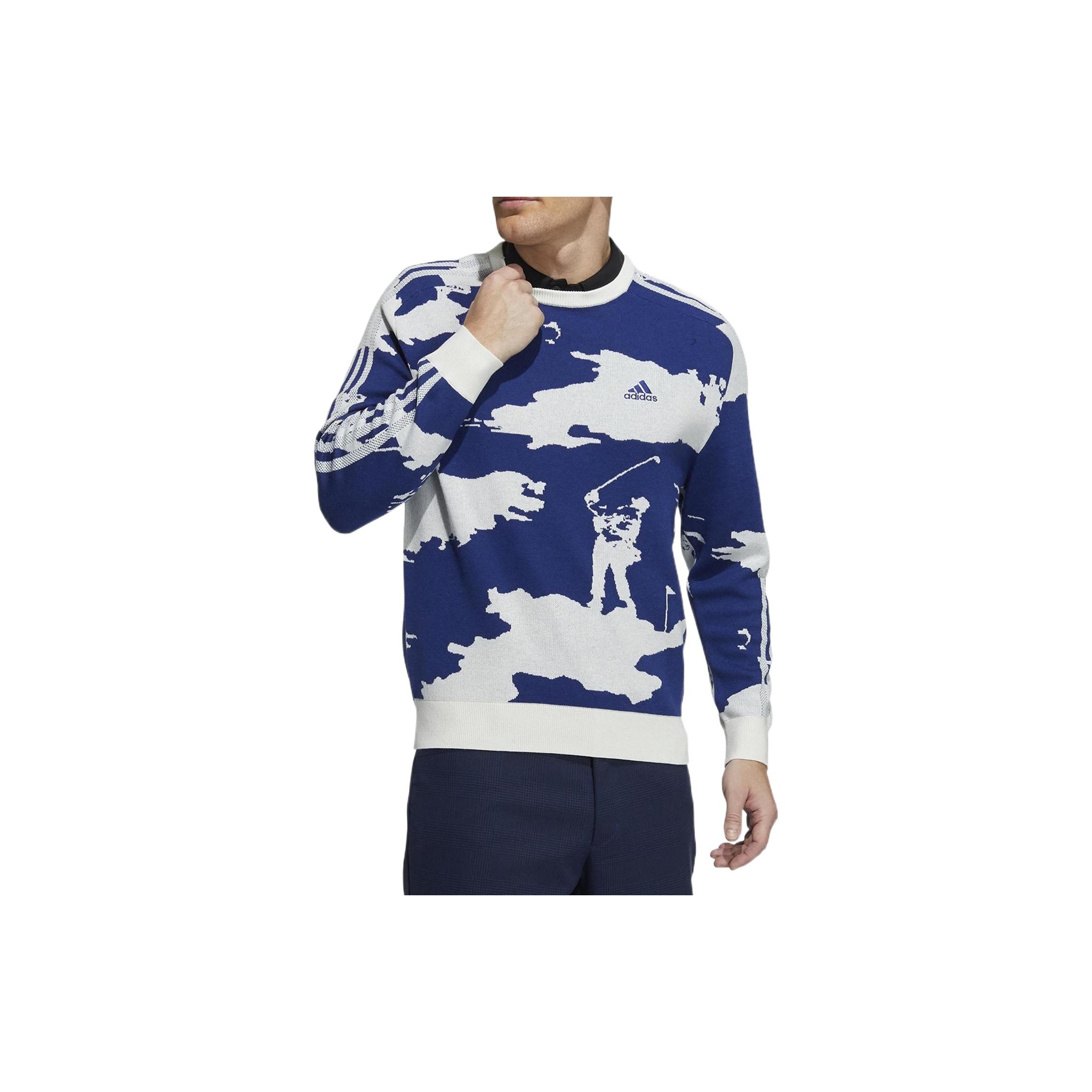 Adidas Sweaters Men Blue POIZON