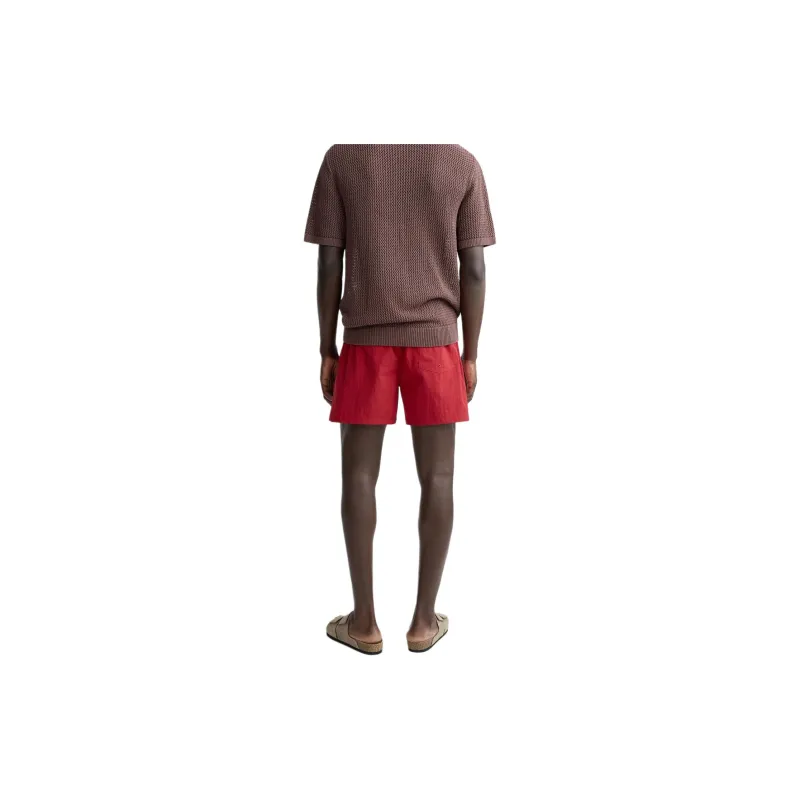ZARA Swimming Shorts Men Red-3