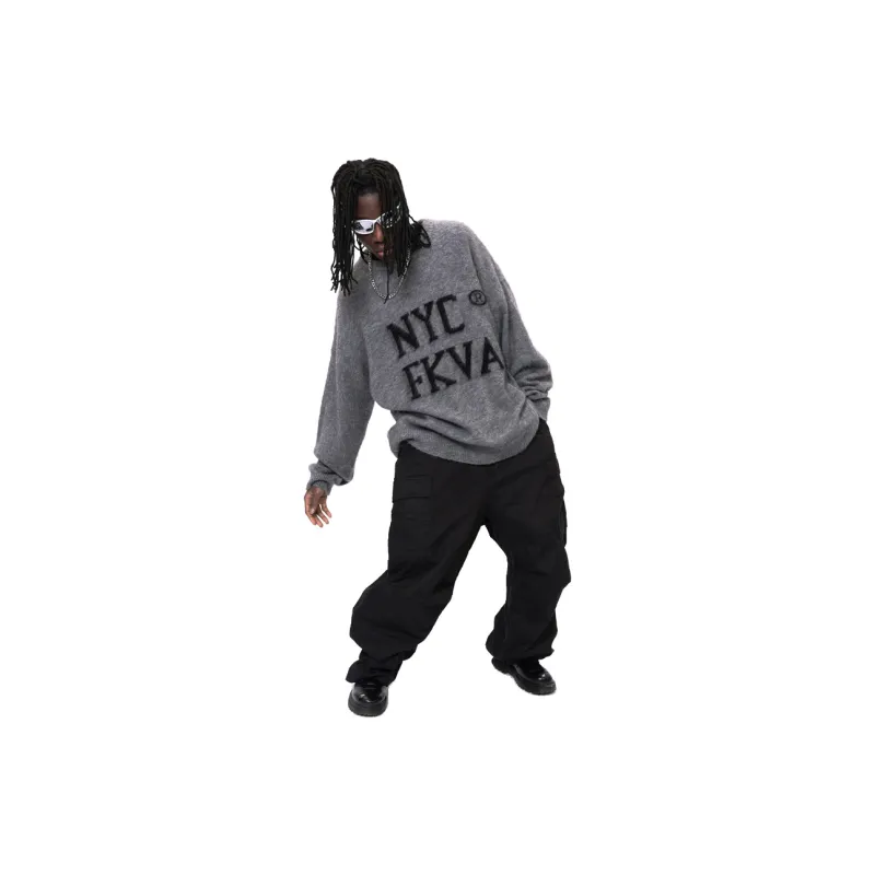 F.K.V.A Loose Fit Sweater Spring Autumn And Winter Unisex-14