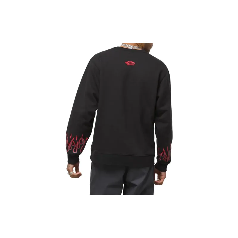 Vans x THRASHER FLAME THRASHER Sweatshirt Unisex Black-2
