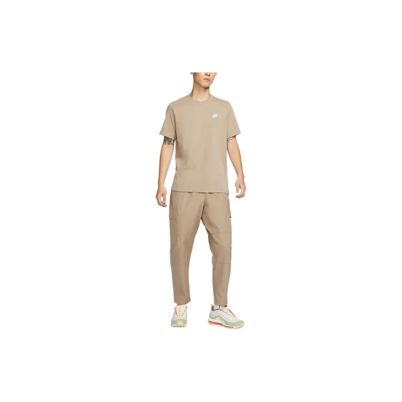 Nike Sportswear Club T Shirt Men's Khaki-1