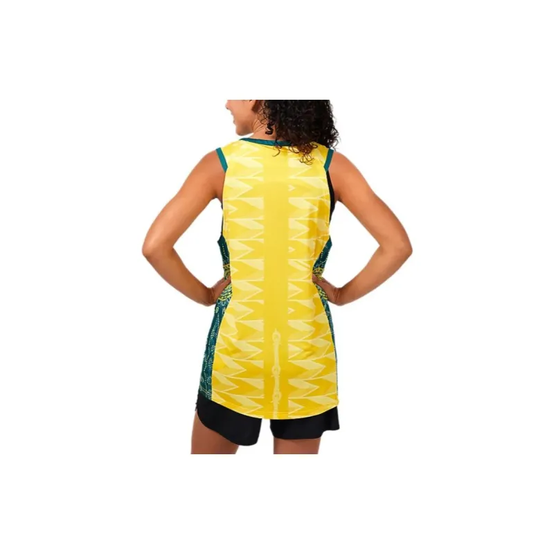 Asics Australian Olympic Team Series Basketball Jerseys Unisex Gold-6