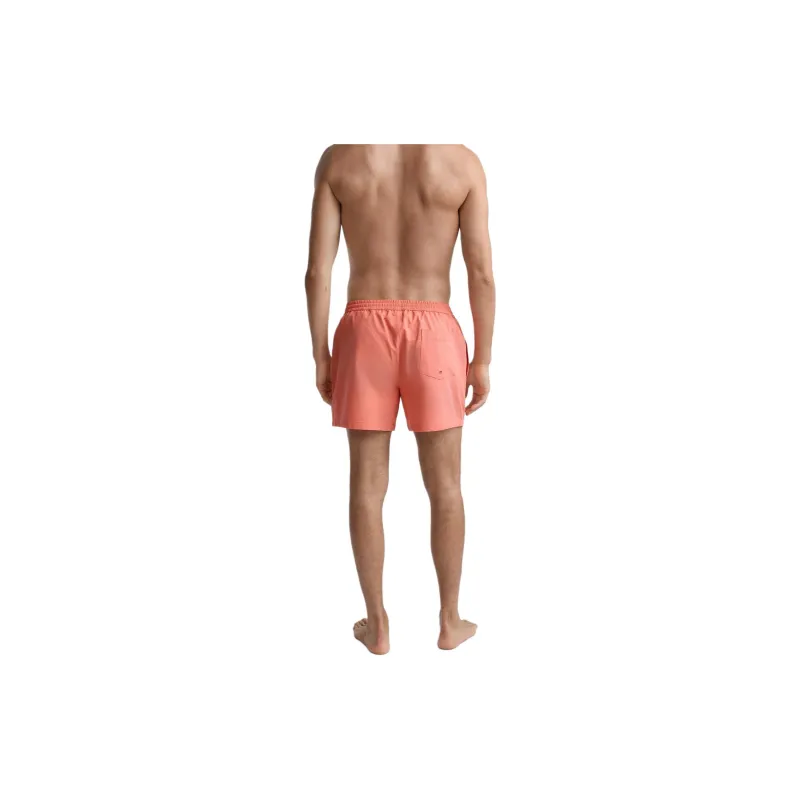 ZARA Beach Shorts Men Orange-4