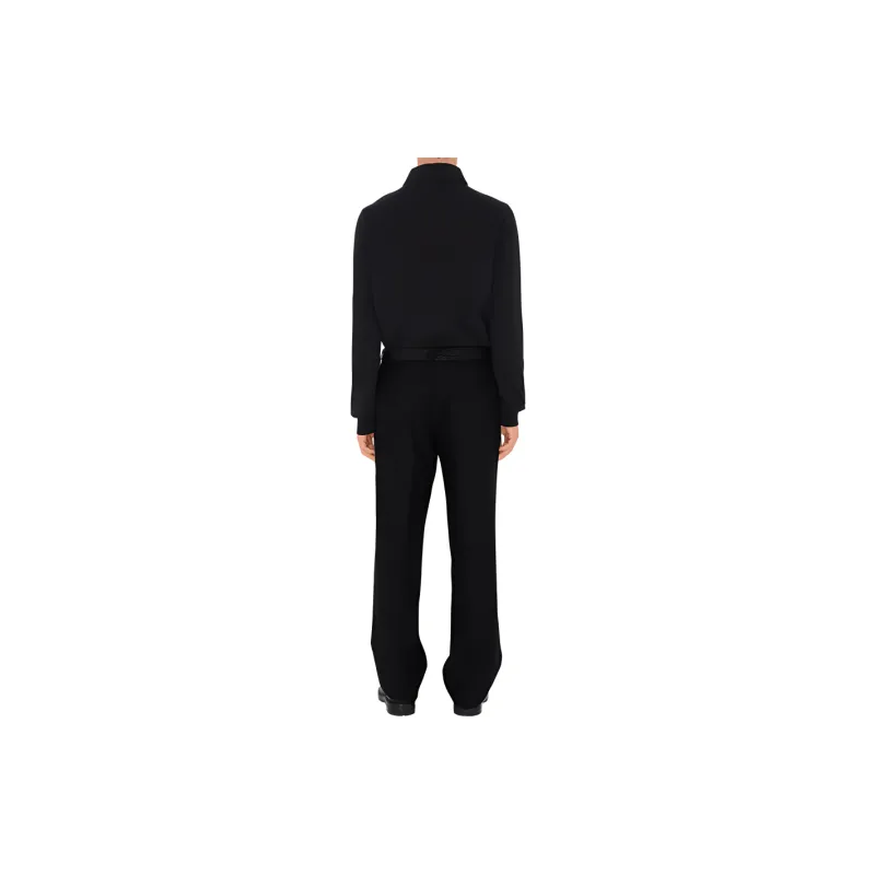 Burberry Long sleeve Cotton Polo Shirt-2
