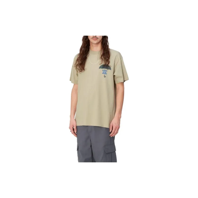 Carhartt WIP SS24 S/S Covers T Shirt T Shirt Unisex Khaki Green-0