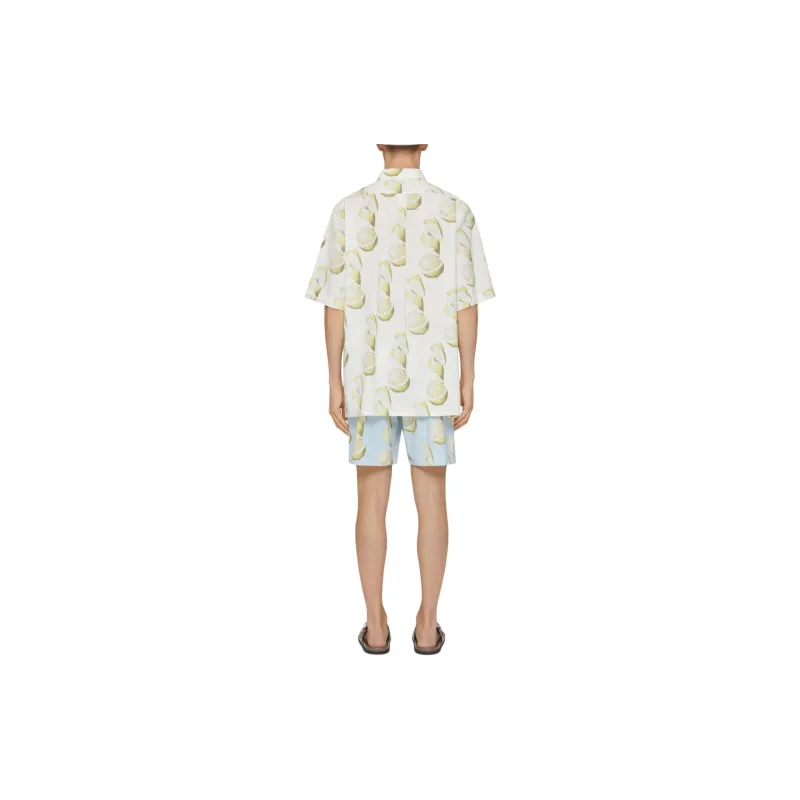 Givenchy Lemon print Seersucker Shirt-1