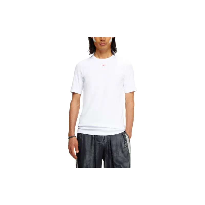 DIESEL D Ribber N Logo Patch Knitted T Shirt-2